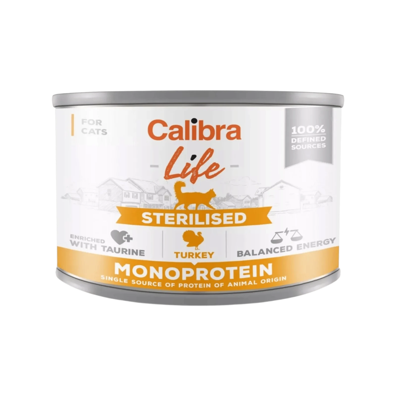 Calibra Cat Life konzerva Sterilised Turkey 200g (200 g)
