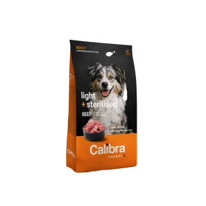 Calibra Dog EXPERT+ Adult Light & Sterilised Beef (12 kg)