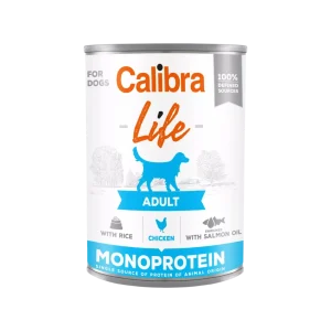 Calibra Dog Life konzerva Adult Chicken with rice 400g (400 g)