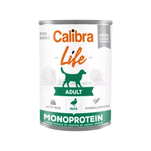 Calibra Dog Life konzerva Adult Duck with rice 400g (400 g)