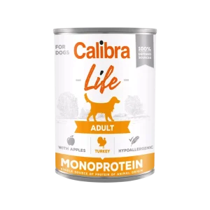 Calibra Dog Life konzerva Adult Turkey with apples 400g (400 g)