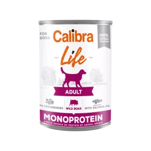 Calibra Dog Life konzerva Adult Wild boar with cranberries 400g (400 g)