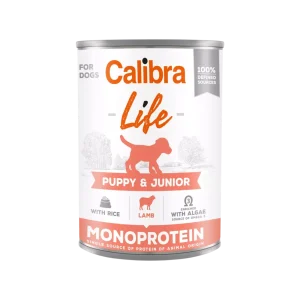 Calibra Dog Life konzerva Puppy&Junior Lamb & rice 400g (400 g)