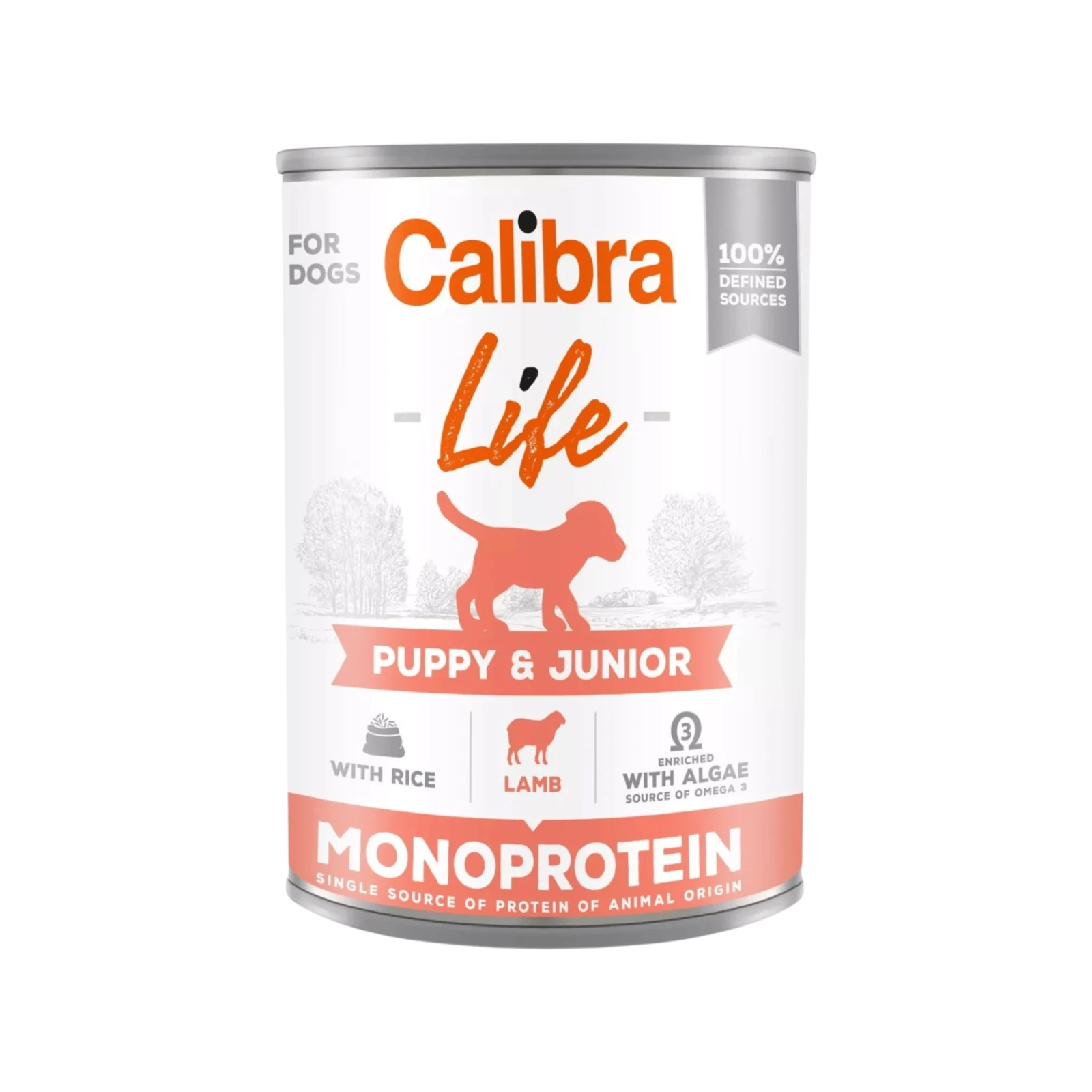 Calibra Dog Life konzerva Puppy&Junior Lamb & rice 400g (400 g)