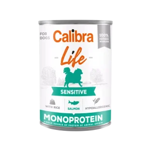 Calibra Dog Life konzerva Sensitive Salmon with rice 400g (400 g)