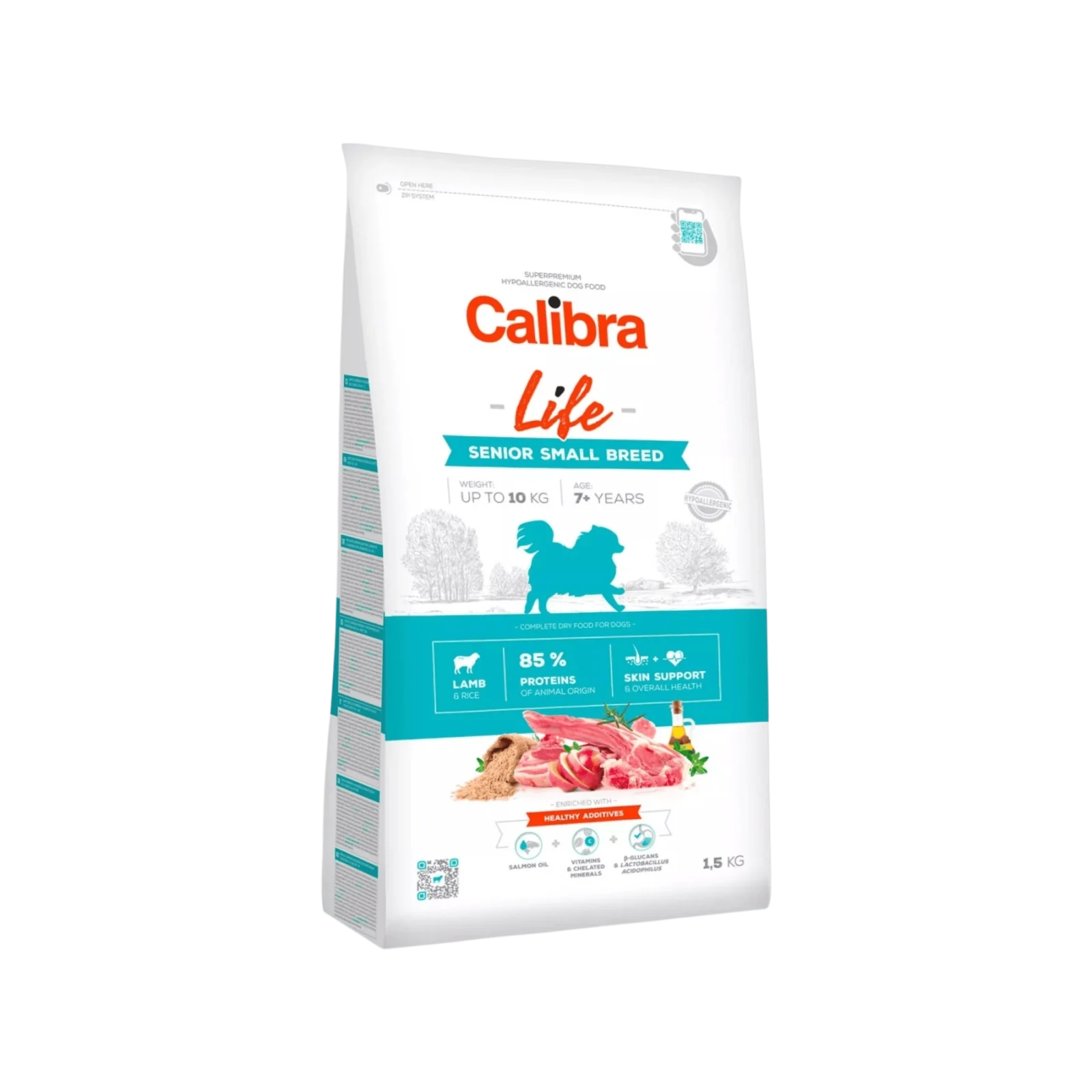 Calibra Dog Life Senior Small Breed Lamb (1.5 kg)