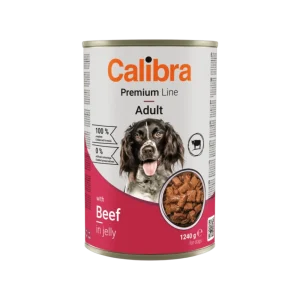 Calibra Dog Premium konzerva with Beef 1240g (1.24 kg)