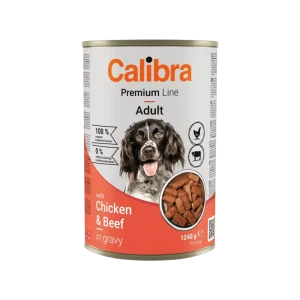 Calibra Dog Premium konzerva with Chicken & Beef 1240g (1.24 kg)