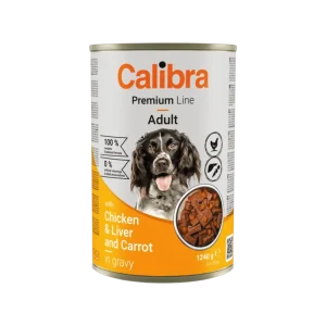 Calibra Dog Premium konzerva with Chicken & Liver 1240g (1.24 kg)
