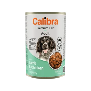 Calibra Dog Premium konzerva with Lamb & Chicken 1240g (1.24 kg)