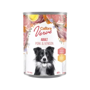 Calibra Dog Verve konzerva GF Adult Pork & Venison 400g (400 g)