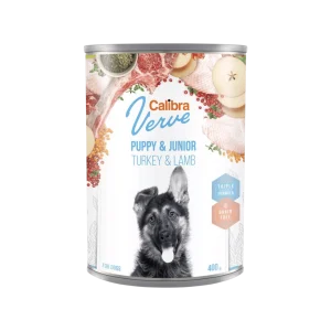 Calibra Dog Verve konzerva GF Junior Turkey & Lamb 400g (400 g)