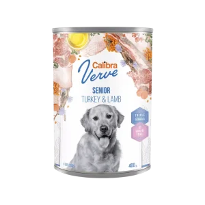 Calibra Dog Verve konzerva GF Senior Turkey & Lamb 400g (400 g)