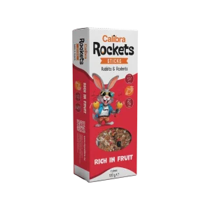 Calibra Rockets Sticks Rabbits&Rodents Fruits 120g (120 g)