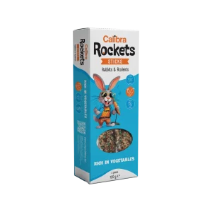 Calibra Rockets Sticks Rabbits&Rodents Vegetables 120g (120 g)
