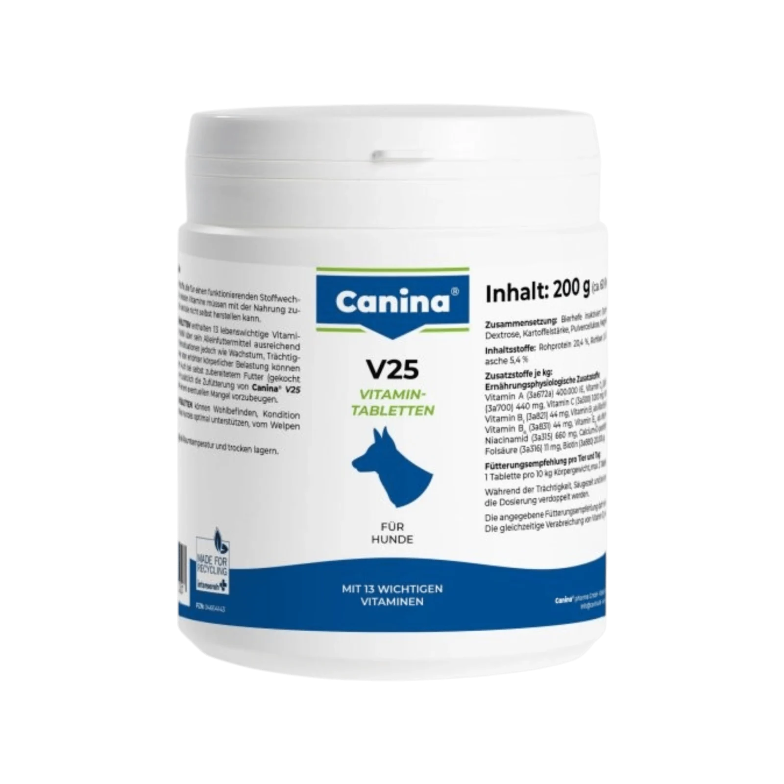 Canina V25 Vitamin Tabs (200 g)
