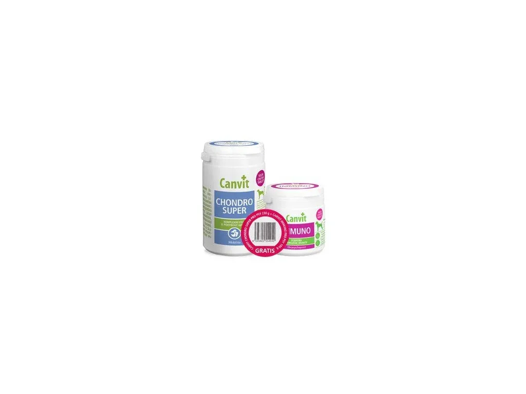 Canvit Chondro Super 230g+Canvit Imunno pro psy 100g | Pejskovice