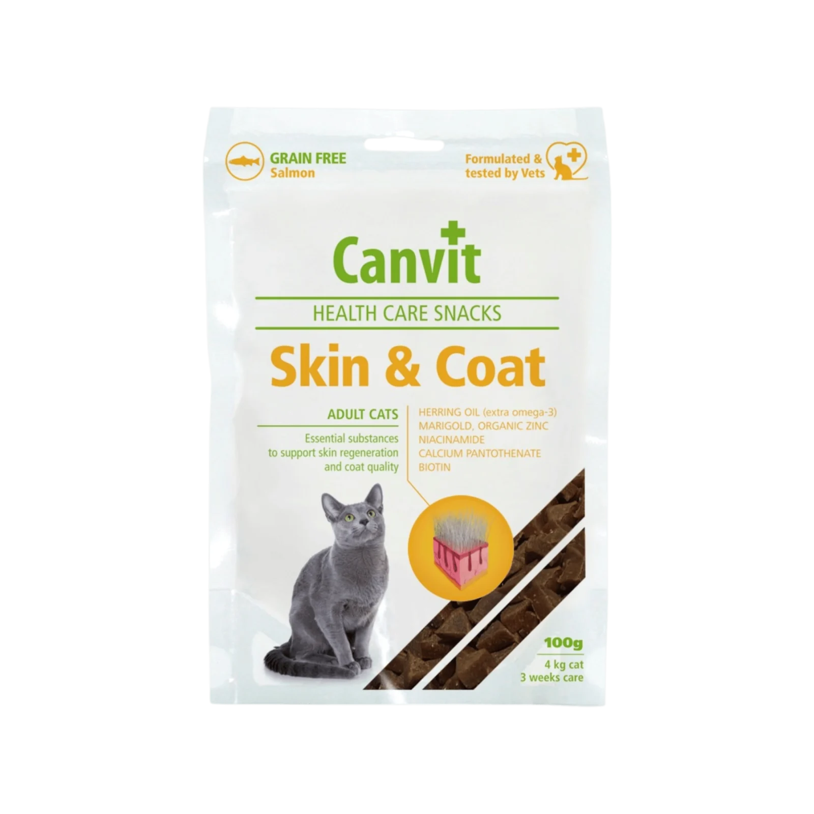 Canvit Snacks CAT Skin & Coat 100g (100 g)