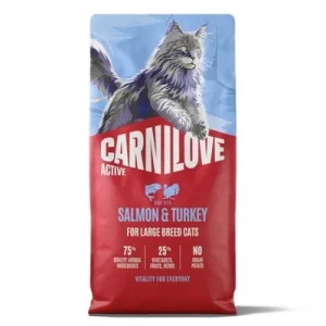Carnilove Active Large Cat s lososem a krůtou