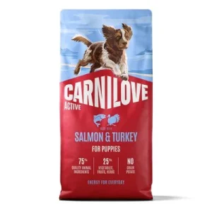 Carnilove Active Puppies s lososem a krůtou