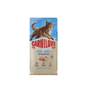Carnilove Cat True Fresh Dry Fish & Turkey for Sterilised Cats (6 kg)