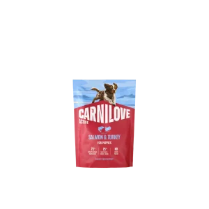 Carnilove Dog Active Dry Salmon & Turkey Puppies (1.5 kg)