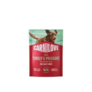 Carnilove Dog Pouch Paté Turkey & Pheasant with Raspberry 300g (300 g)