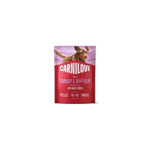 Carnilove Dog Pouch Paté Turkey&Buffalo+Rose 300g | Pejskovice