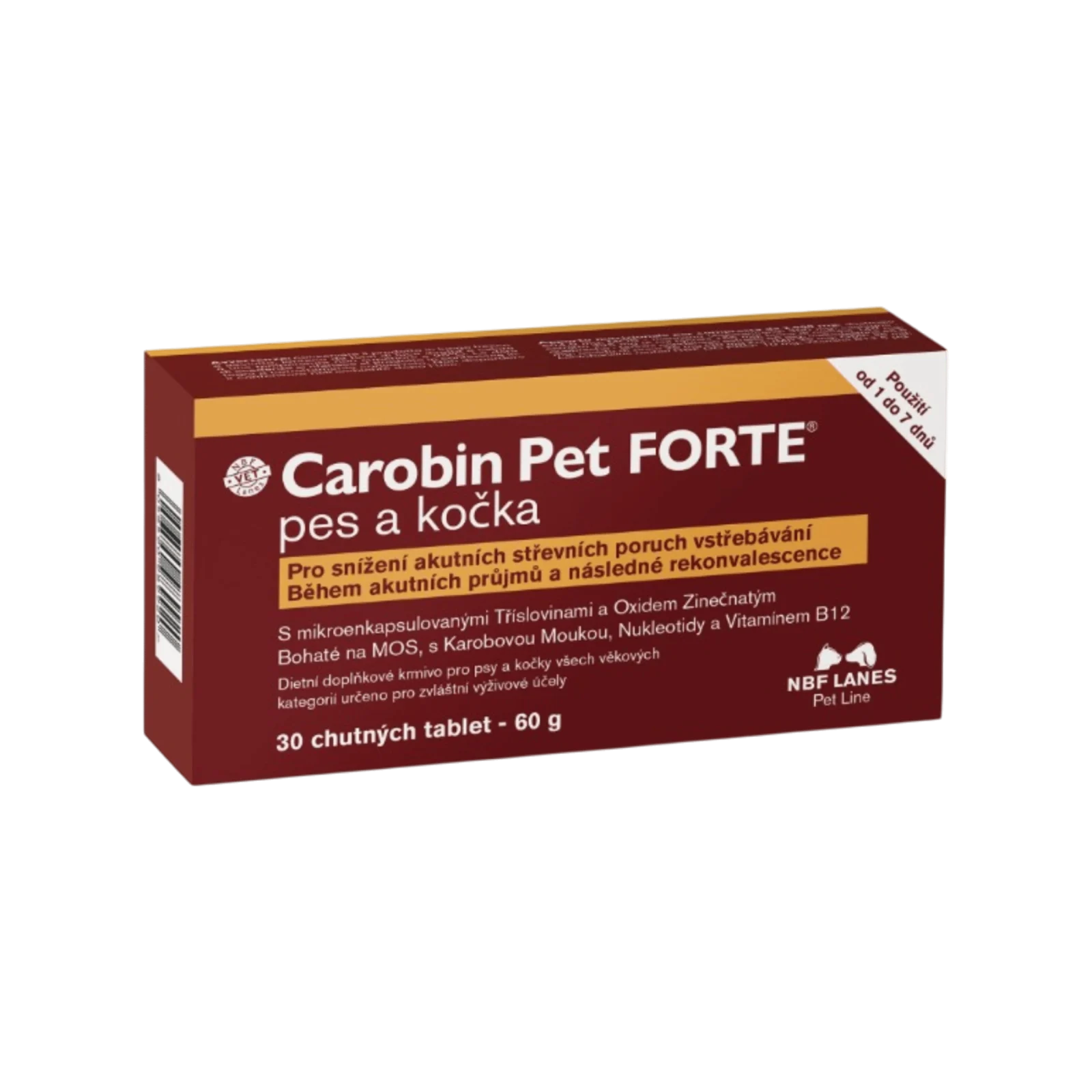 Carobin Pet Forte pro psy a kočky 30tbl (30 tbl)