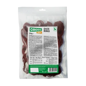 CARODO Dog pochoutka kachní kroužky 250g (250 g)