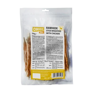 CARODO Dog pochoutka kuřecí maso na bůvolí kůži 250g (250 g)