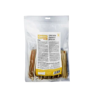 CARODO Dog pochoutka Kuřecí sendvič s treskou 500g (500 g)
