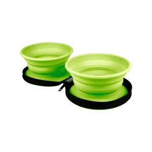 Cestovní dvojmiska zelená 700ml Kiwi