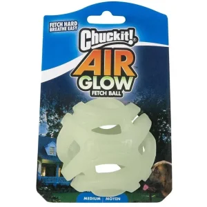 Chuckit! Air Glow Ball děrovaný svíticí míček – Medium 6,4 cm | Pejskovice