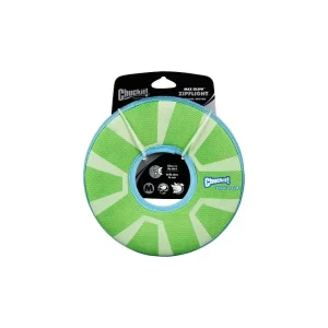 Chuckit! Max Glow Zipflight svíticí létající talíř – Medium 21 cm | Pejskovice