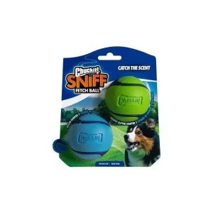 Chuckit! Sniff Ball míčky s vůní slaniny a arašídového másla – Medium 6,5 cm – 2 ks | Pejskovice