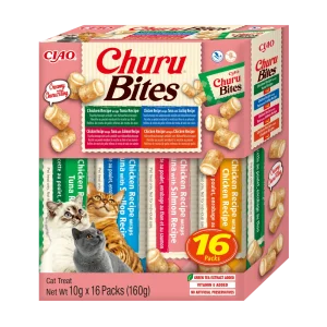 Churu Cat BOX Bites Chicken wraps Variety 16 x 10g