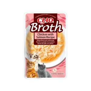Churu Cat Broth Chicken with Salmon Recipe 40g (40 g)