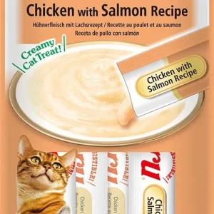 Churu Cat Chicken with Salmon Recipe 4 x 14g (56 g)