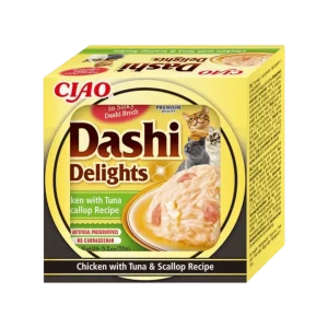 Churu Cat Dashi Delights Chicken with Tuna & Scallop 70g (70 g)