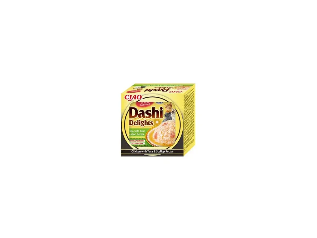 Churu Cat Dashi Delights Chicken with Tuna&Scallop 70g | Pejskovice