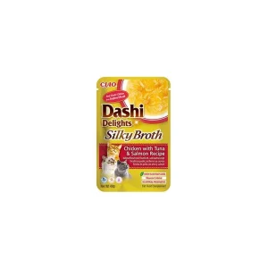 Churu Cat Dashi Delights Silky Broth Chick&Tun&Salm40g | Pejskovice