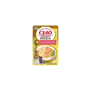 Churu Cat Entrée Bisque Chicken Recipe with Salmon 40g | Pejskovice
