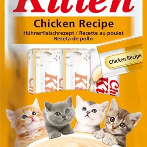 Churu Cat Kitten Chicken Recipe 4 x 14g (56 g)