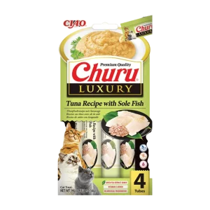 Churu Cat Luxury Tuna Recipe with Sole Fish 4 x 14g