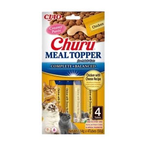 Churu Cat Meal Topper Chicken with Cheese Recipe 4 x 14g (56 g)