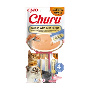 Churu Cat Salmon with Tuna Recipe 4 x 14g