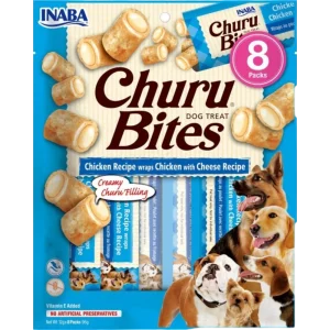 Churu Dog Bites Chicken wraps Chicken & Cheese 8 x 12g (96 g)