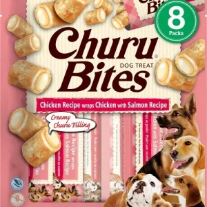 Churu Dog Bites Chicken wraps Chicken & Salmon 8 x 12g (96 g)