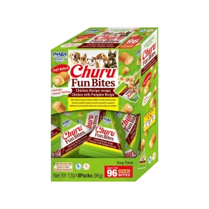 Churu Dog BOX Fun Bites Chicken wraps Chicken & Pumpkin 8 x 12g (96 g)